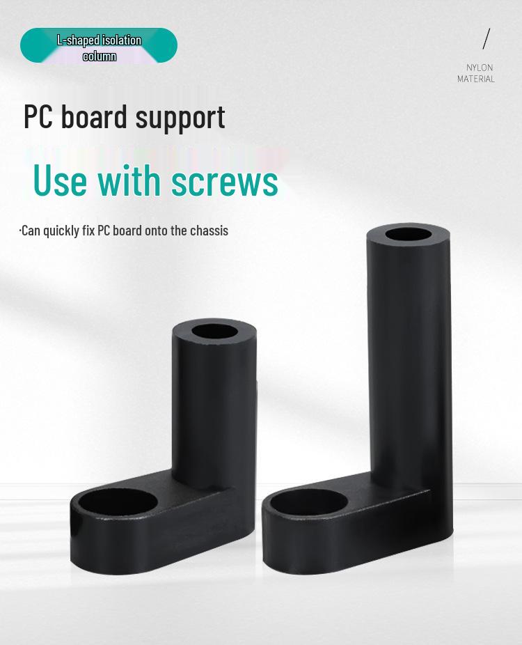 90-Degree L-Shaped Nylon Plastic Insulating Spacer Post