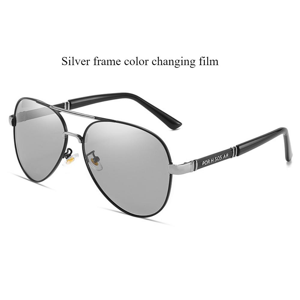 Color-changing sunglasses day and night sunglasses male pilot new polarized glasses
