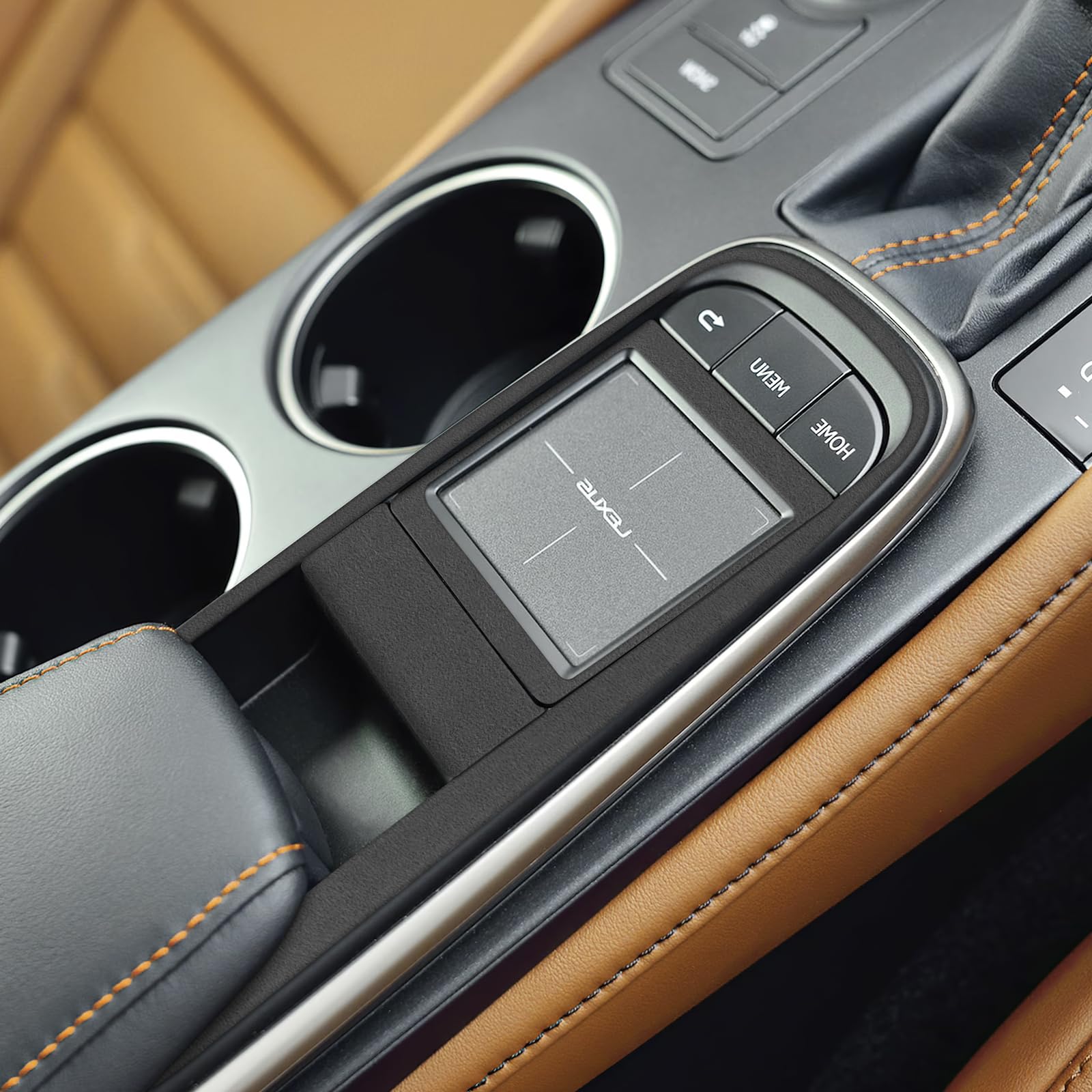 

FDAIUN Car Center Console Panel Decoration Sticker For Lexus RC 2015-2017 Accessories Suede Material чёрный