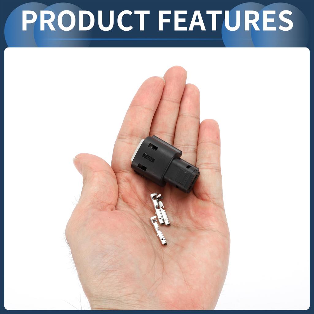 INFINAUTO 1 Set 3 Pin Ignition Coil Waterproof Connector Plug for Ford Mazda Plastic