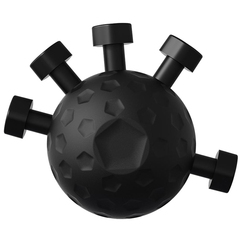 

Эргономичный тренажер для пальцев и кистей, нескользящий мяч для тренировки пальцев, кистей и предплечий чёрный