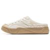 Li Ning Light Sail MULE Massage Abriebfeste Geschlossene Zehen Hausschuhe Damen Ecru AGCV066-2
