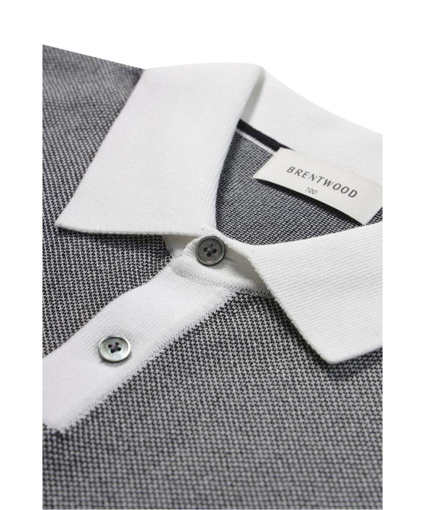 BRENTWOOD [Washable] Modern Minimal Polo Neck Sweater Brwam26511Gyx