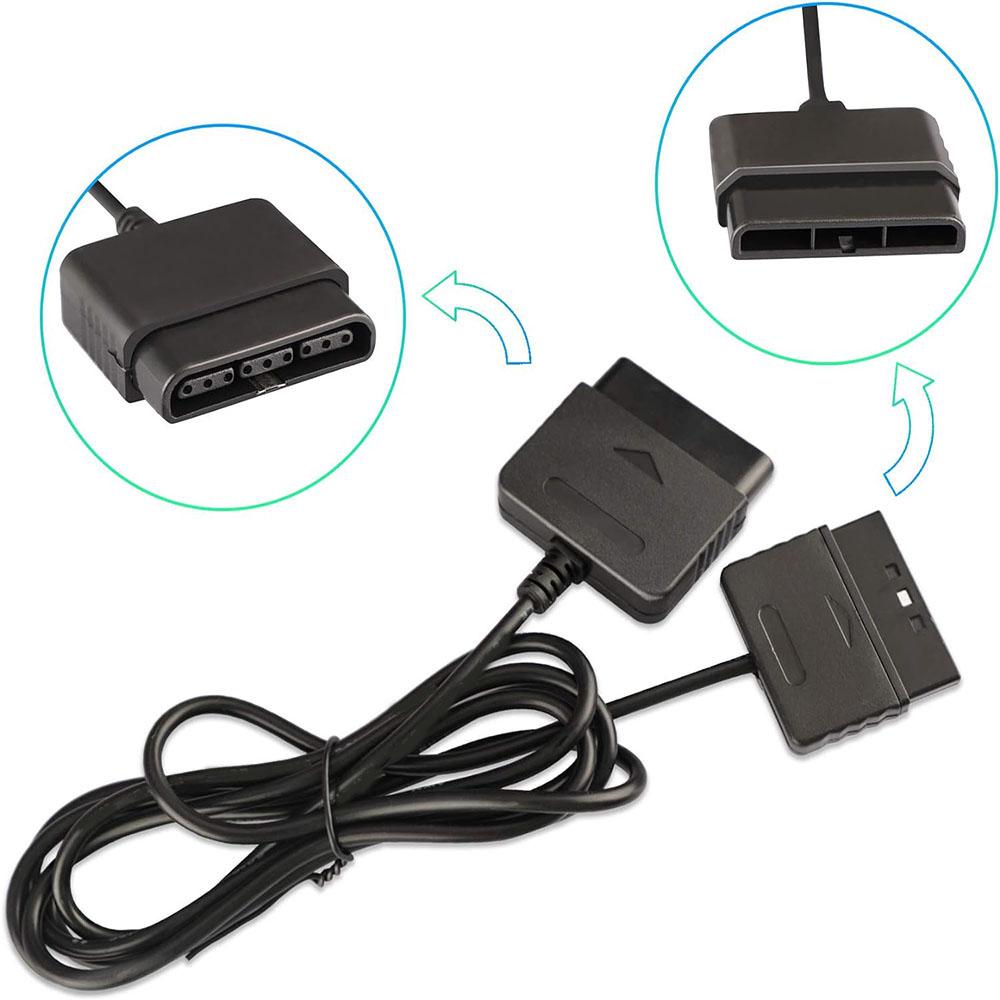 

New High Quality 2PCS 6ft Controller Cord Extension Cable For PlayStation2 PS2 / PS1