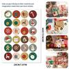 10 Sheets Set Waterproof Adhesive Christmas Countdown Calendar Stickers  Christmas Party Decor