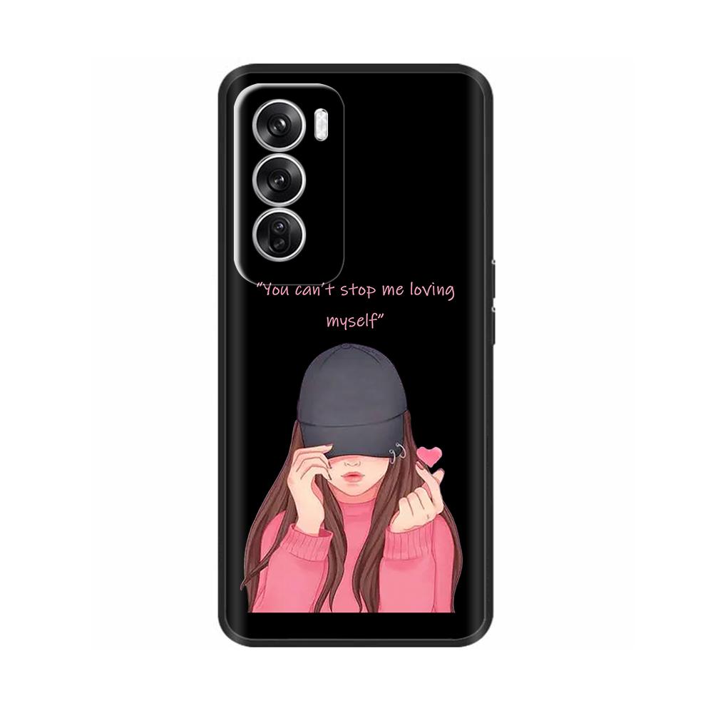 Luxury Painted Case For OPPO Reno 12 Pro Back Cover Silicone Phone Case For OPPO Reno 12 Reno12 Pro 5G Protective Shell Capas
