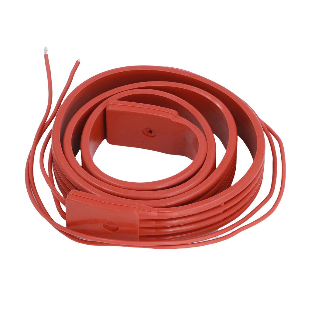 100W Flexibles Heizband Wasserdicht Isolierte Silikon Frostschutzhülle für Wasserrohr Metall Kunststoffrohrleitung