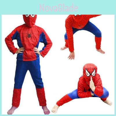 Úžasná dětská kostýmová sada s motivem Amazing Spider-man pro Halloween a večírky