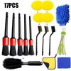 15-Piece Car Air Outlet & Gap Cleaning Brush Set