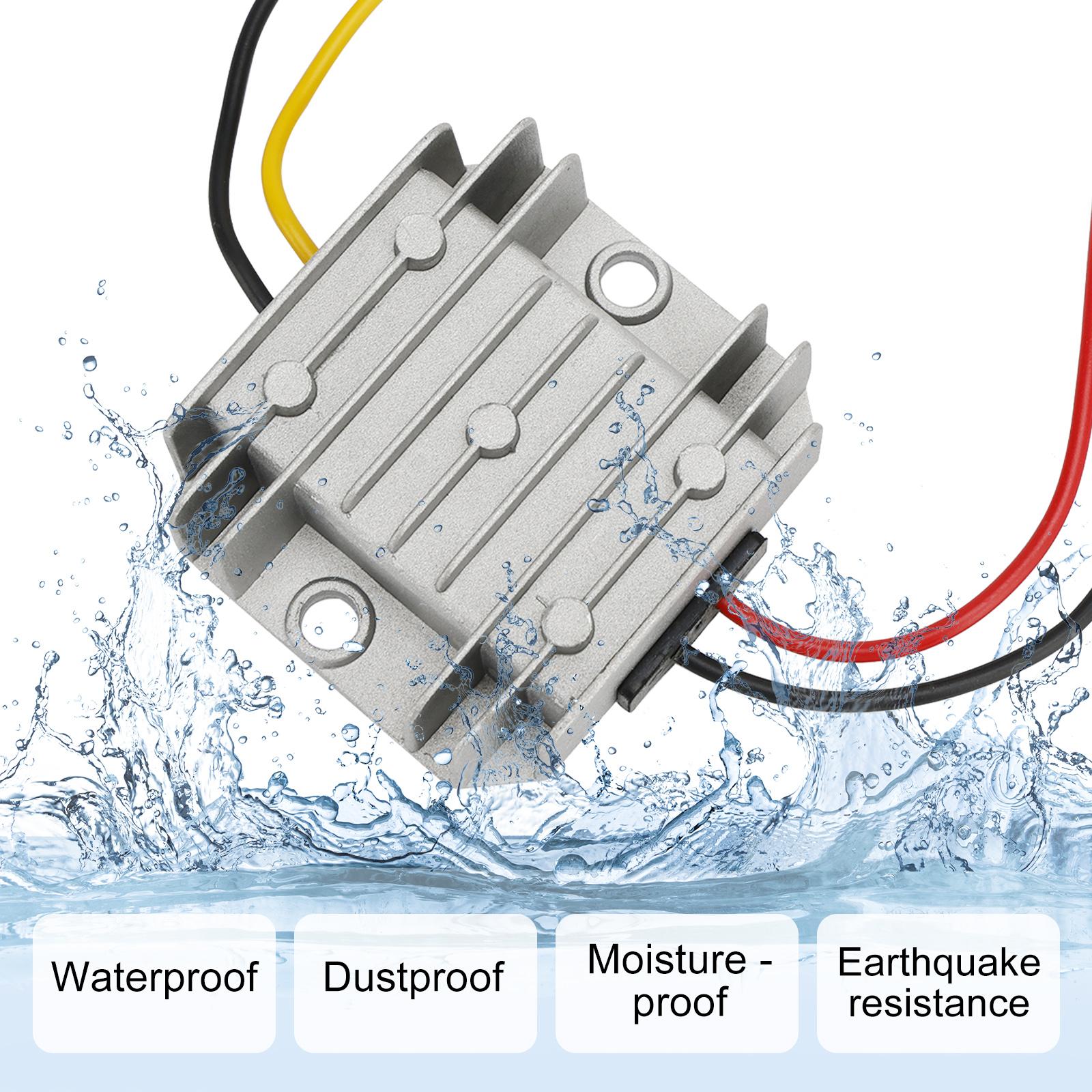 

Waterproof Buck Step Down Converter 20-72V to DC12V 3A Car Power Module