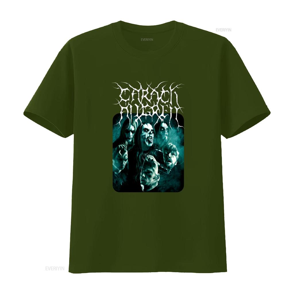 CARACH ANGREN Tour 2017 Band T Shirt for Men Gothic Metal Style with Members Print vintage Washed Breathable fashion graphic