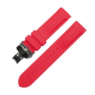 Swatch X OMEGA Exclusive Rubber Strap with D-Buckle (Red)
