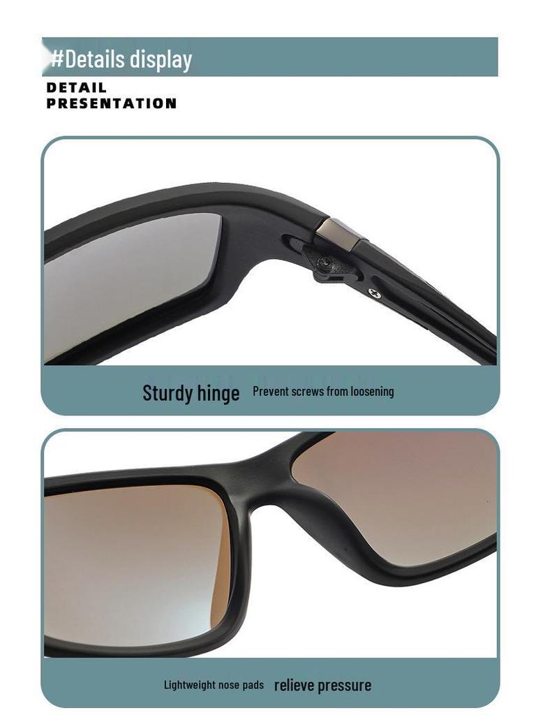 Men's Polarized UV Protection Sunglasses for Outdoor Fishing & Driving - Fashion Trend P9502