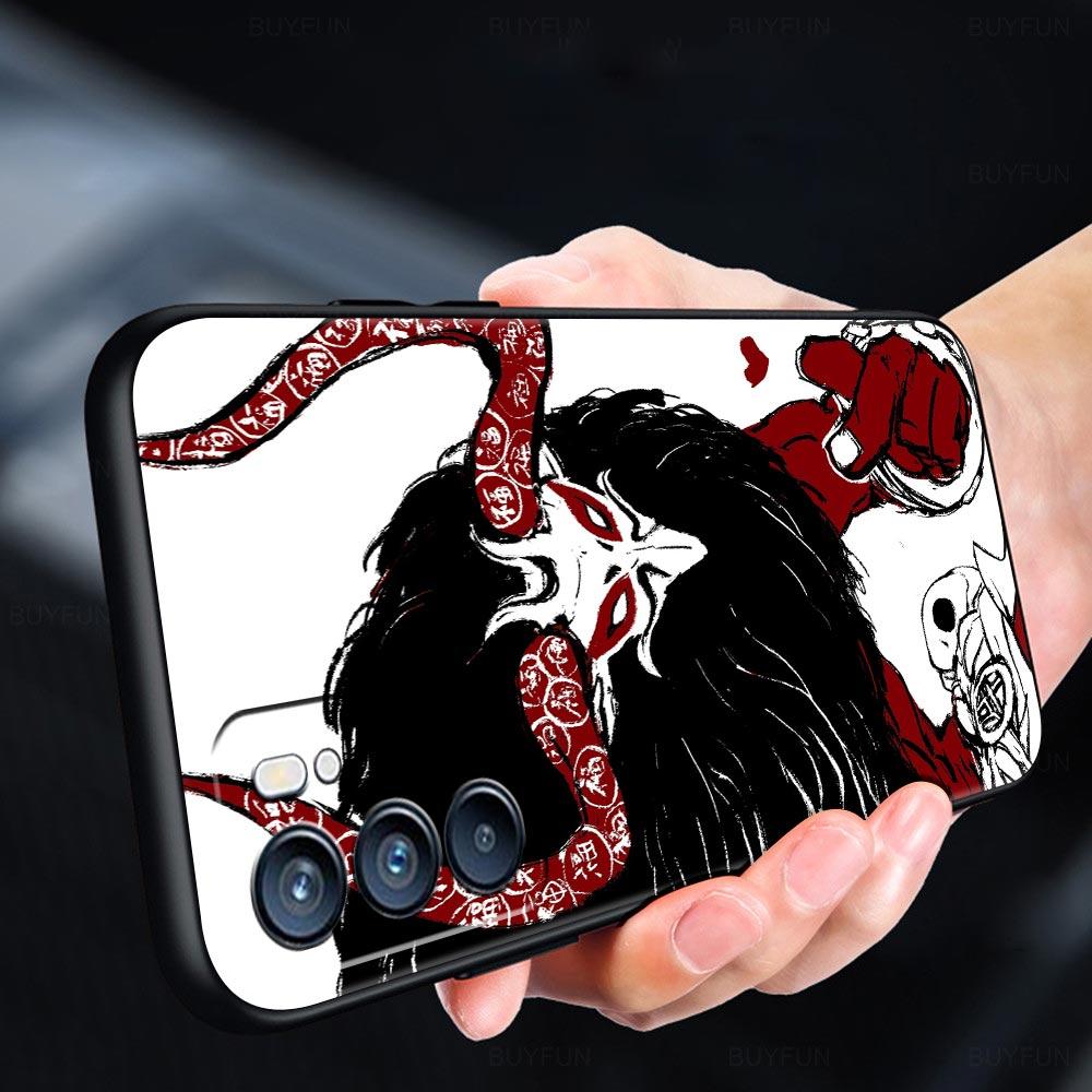 Genshin impact svart og hvitt Deksel For OPPO Find X5 A54 A53 A52 A9 2020 A16 A15 A95 A76 A74 A12 Reno7 SE Reno6 Pro+ 5G Deksel