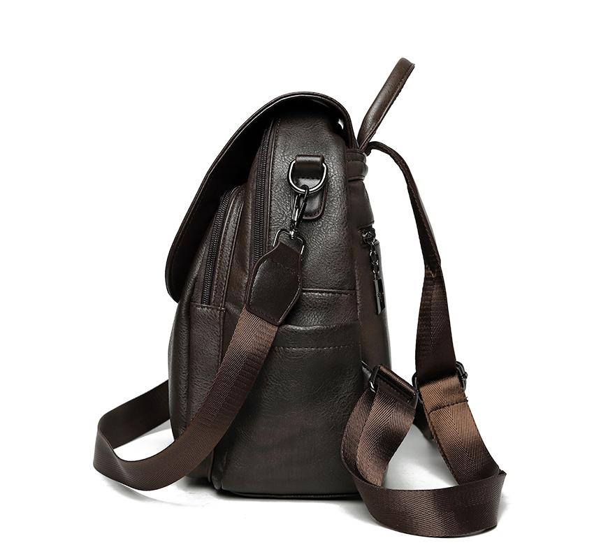 PU Backpack Women's Bag Large Capacity Travel Backpack