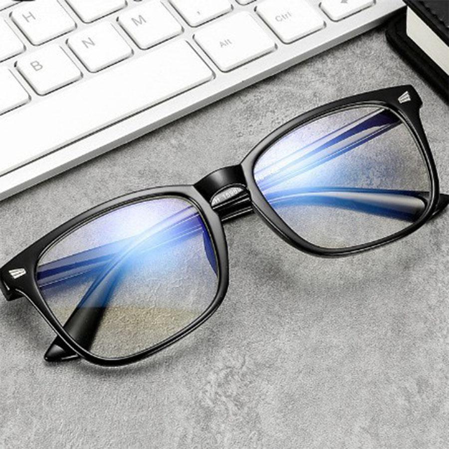 Fashion Unisex Square Glasses Plain Glasses Full Frame Glasses for Men and Women Radiation Protection Optical Glasses