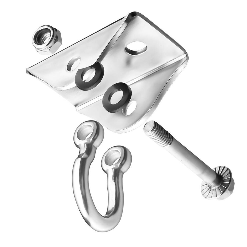 360 Degrees Rotate Swing Hangers Suspension Hooks Kit Stainless Steel Hammock Fixed Accessories for Indoor Outdoor