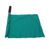 Sports Referee Flag Stainless Steel High Visibility Handheld Racing Signal Flag with Sponge Handle for Soccer