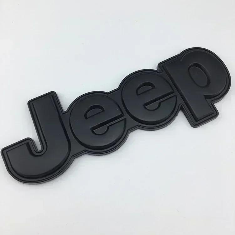 rvxb6 New Car Front Hood Emblem for JEEP Grand Cherokee Wrangler Renegade Patriot Liberty Compass Rear Trunk Side Badge Sticker Decals