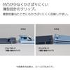 KOKUYO A4 Silent Short Edge Clipboard, Vertical, Slim, Clip, Binding, Navy, Yoh-US78DB
