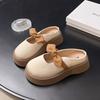 Half Mary women's bow skirt 2025 new height-increasing slippers bag head rare single shoes with sweetness