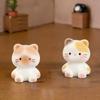 6pcs Small Size Decorative Cat Statues Resin Cat Ornaments Cute Kittens Decorations  Gift