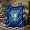 Sheffield Wednesday Theme Fleece Blanket Cozy Soft Plush Blanket For Bedroom Couch Travel