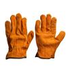 Labor Protection Gloves Cow Split Leather Welding Gloves Wear Resistant Anti Scalding Outdoor Camping Heat Resistant Gloves