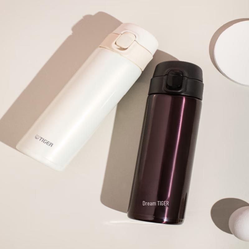 Tiger 480ml One-Touch Stainless Steel Vacuum Mug