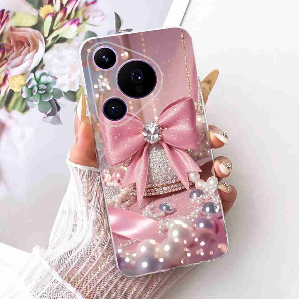 For Huawei Pura 70 Pro HBN-LX9 Case Luxurious Pattern Butterfly TPU Back Cover For Pura 70Pro+ 70 Pro Plus HBN-AL10 Phone Shell