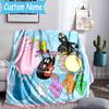 1PC Custom Name Music Barba Adventure Throws Blanket Flannel Blankets for Couch Bed Gifts for Men Women Travel Picnic Christmas Fan Gifts
