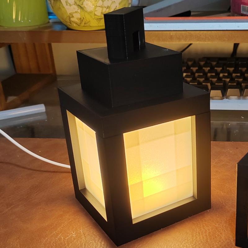 

Пиксельный фонарь-светильник, прикроватная лампа, креативный бар, уличное украшение, светодиодный, аккумуляторный, прикроватный ночник, модель, декор для атмосферы