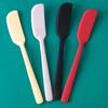 Silicone Spatula Food Grade Heat Resistant Ergonomic Long Handle Bread Toast Butter Cheese Dessert Jam Cream Spreader Tool Kitchen Gadgets
