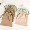 3 Piece Reusable Baby Cloth Storage Bags with Convenient Drawstring Closure Breathable for Toys Clothes & Accessories