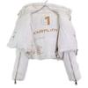 KHRISJOY AFPW004 White Shiny Cropped Down Jacket Not Written whiteUsed