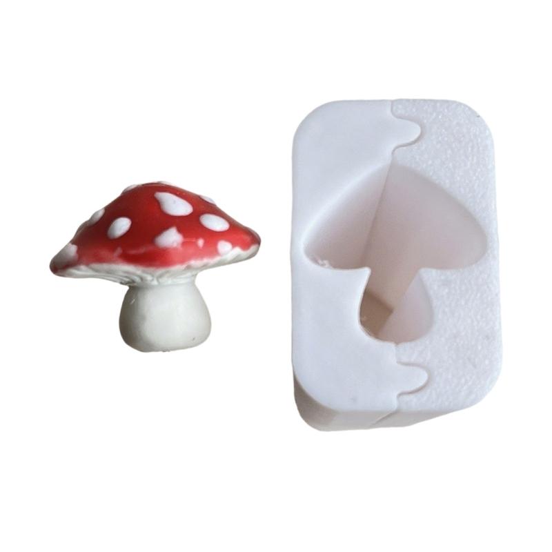 DIY Mushroom Shaped Bead Tool Creative Pendant Cradts Tool For Clay Earrings And Necklace Charm Creation