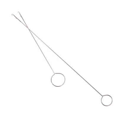 Crochet de retournement de boucle de couture en métal à faire soi-même pour retourner des tubes de tissu, des sangles, des ceintures et des bandes