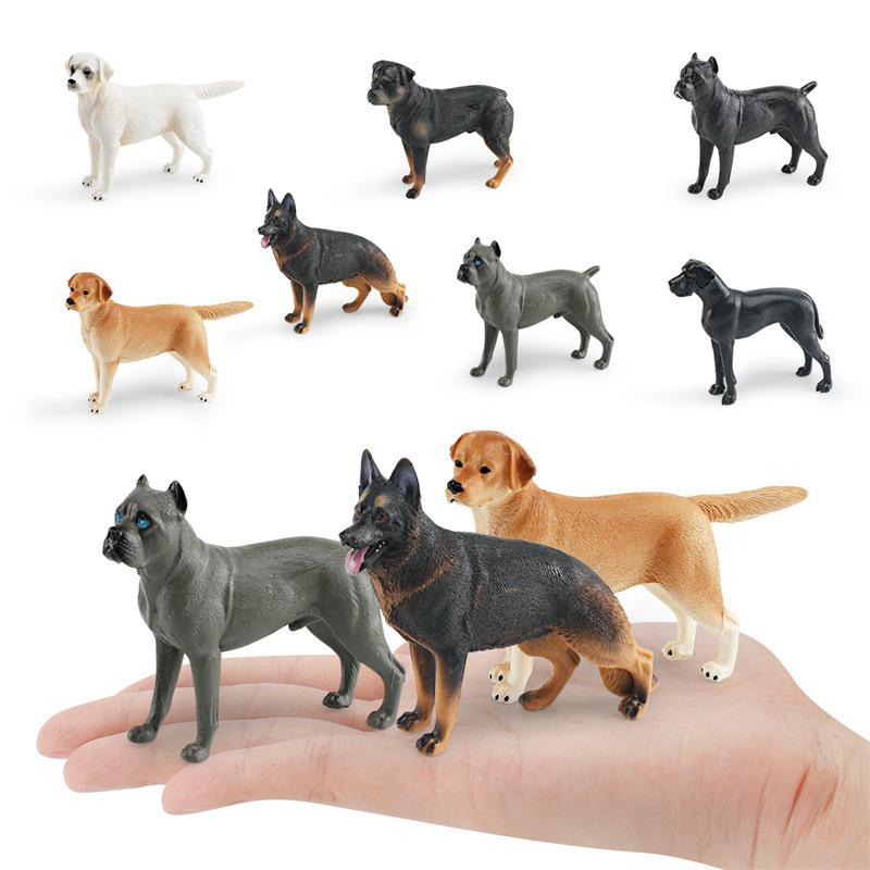 Shepherd Dog, Rottweiler & Great Dane Simulation Toy Models for Kids
