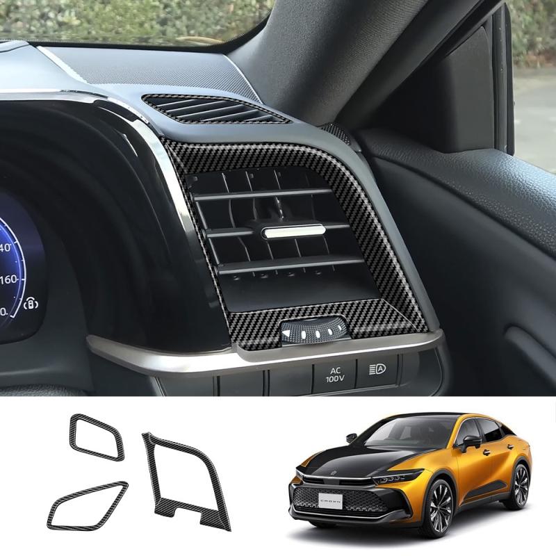 RHD For Toyota Crown Crossover  2024 2025 Front Dashboard Left Right Air Conditions Outlet Cover Side AC Outlet Vent Cover