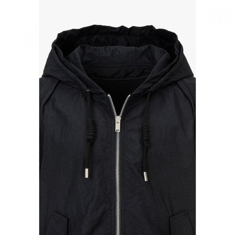 VOV Knit Sleeve Hooded Jumper 7156220007