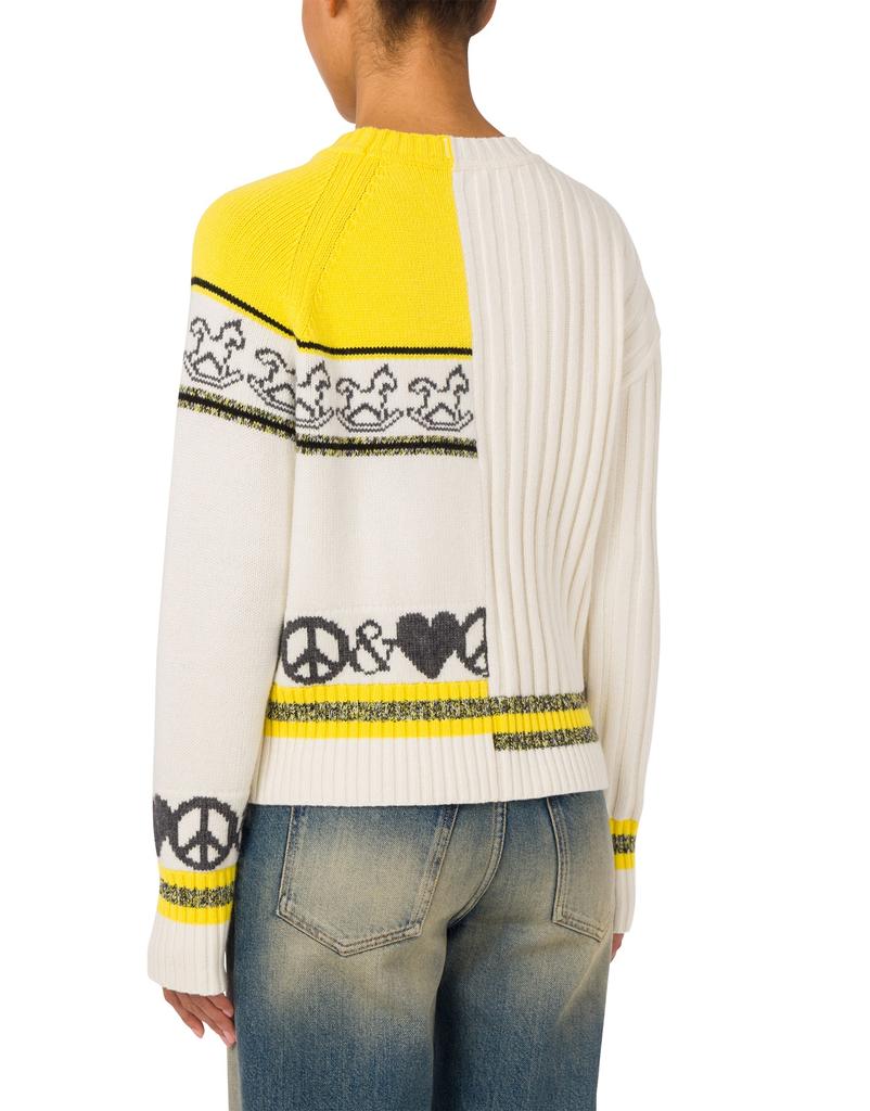 MOSCHINO Jeans Intrasia Blend Knit