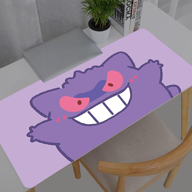 Large Mouse Pad Gamer Keyboard Pokemon Pikachu Gengar Mousepad Pc Computer Desk Mat Gaming Pad Mouse Mats For CS GO X