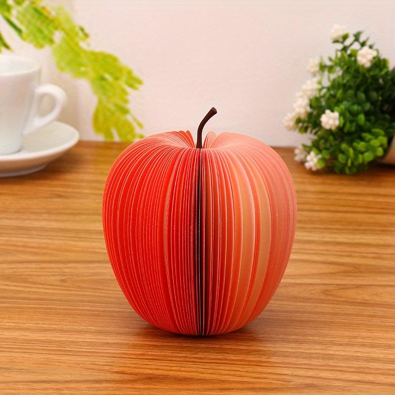 3D Fruit Sticky Notes - Cute & Colorful 3D Fruit Designs, Self-Adhesive Removable Notes for Office, Classroom, Home