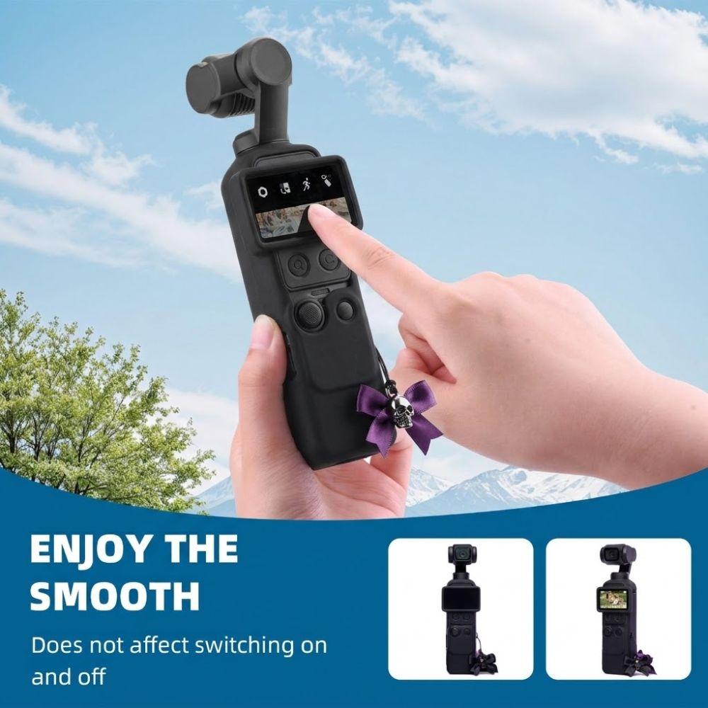 Odporne na zarysowania Silikonowe Etui Ochronne Miękka Osłona na Akcesoria do Kamery DJI Osmo Pocket 4