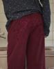 FAZED Rosy Fleece Pants_Burgundy