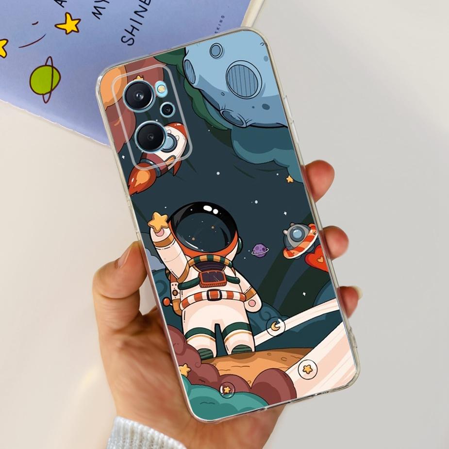 For Realme 9i Case RMX3491 New Fashion Painted Cover Clear Silicone Soft TPU Phone Case For Realme 9i 5G RMX3612 Realme9i Fundas