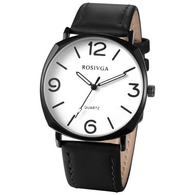 Men's Watch Leather Antique Waterproof Leather Strap Waterproof Analog Quartz Watch Simple Men's Accessory - Birthday Christmas Valentine's Day Gift