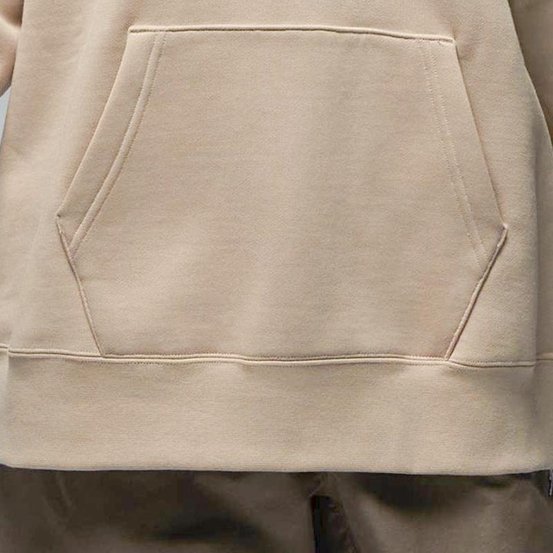 Jordan AS W AJ Girl Verbiage Fleece-Lined Casual Hoodie Women Tops Khaki FZ4334-221