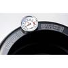 Pearl Metal 20cm One-Handed Tempura Pan with Thermometer, Induction Compatible, Iron, Deep Fryer, Age Cook HB-1372