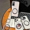 Magnetic Clear Phone Case for Xiaomi Redmi Note 10 Pro 4G Card Insert DIY Photo Holder Soft TPU Cover